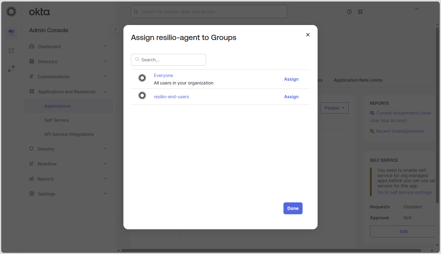 Okta Assign App