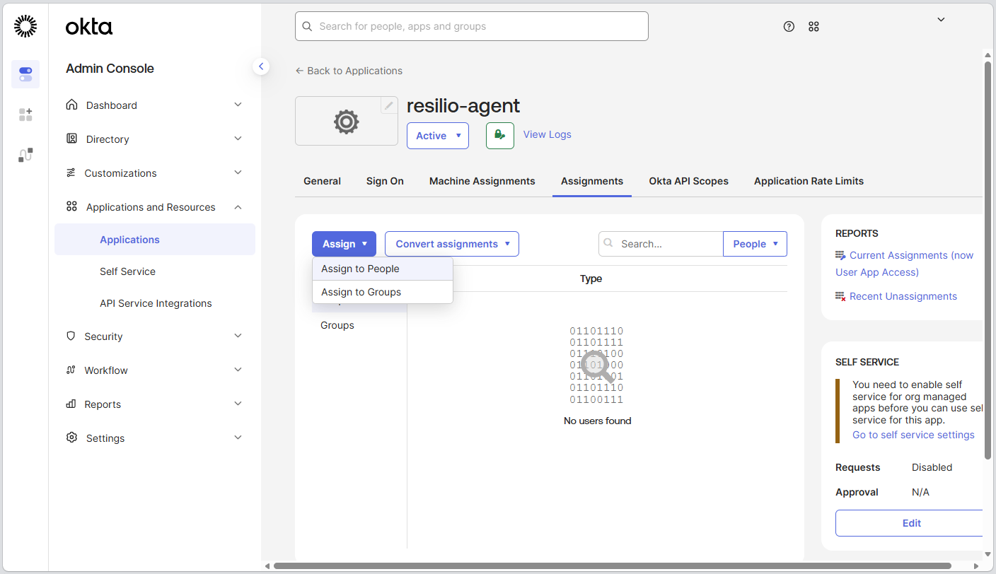 Okta Assign Users Groups
